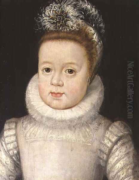 Portrait of a child, said to be Louis XIII 1601-43, c.1604 - view 1