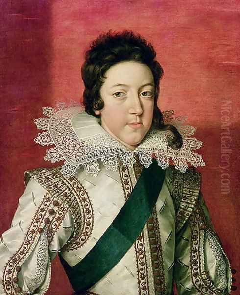 Portrait of Louis XIII 1601-43 as a Boy, wearing the Order of the Saint Espirit, c.1616 - view 1
