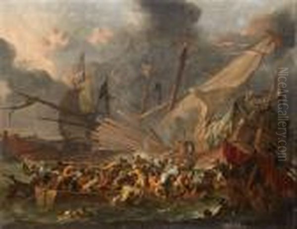 Seeschlacht Zwischen Osmanen Und Christen (lepanto?) - view 1
