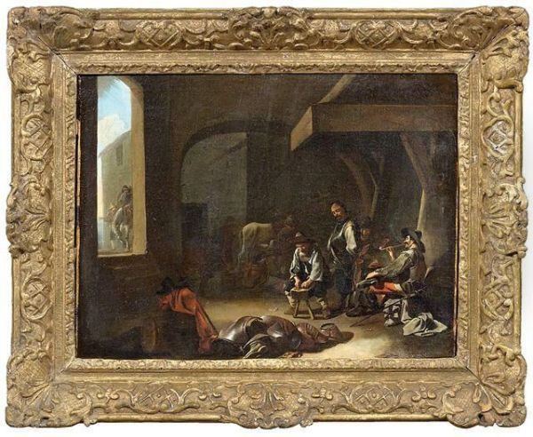 Soldaten In Einem Interieur - view 1