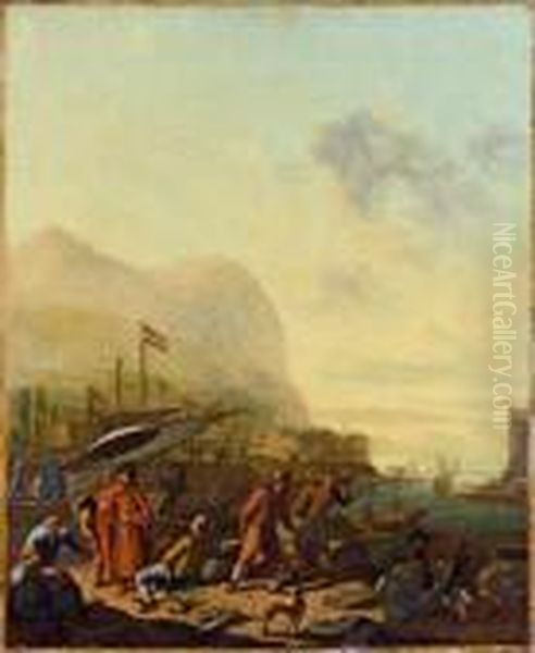 Scene De Port Italien Anime De Personnages - view 1