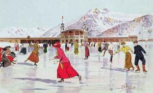 The Skating Rink in Davos, Switzerland