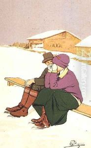 The Crying Skater by Carlo Pellegrini