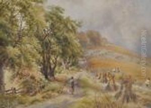 Harvest Landscape by John Linnell
