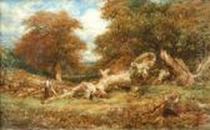 The Fallen Tree by John Linnell