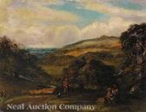 Landscape With Shepherdand Rustic Figures Landscape With Shepherdand Rustic Figures