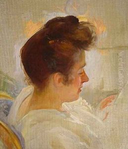 Retrato de mujer by Alberto Pla y Rubio