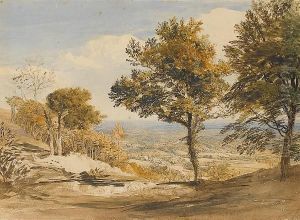 An Extensive Landscape, Possibly The Weald Of Kent An Extensive Landscape, Possibly The Weald Of Kent