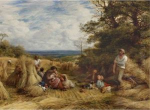 Harvest Dinner by John Linnell