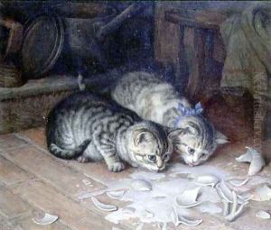 Its no use Crying over Spilt Milk, 1880 by Frank Paton