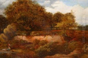 A Gypsy Camp by John Linnell