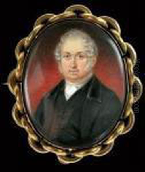 Portrait Miniature Of John Rawkin Of Reigate - view 1