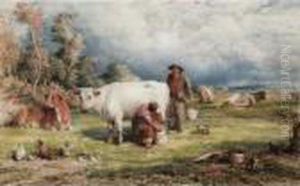 Milking Time by John Linnell