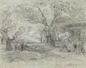 Woodcutters, Bray Wood, Windsor by John Linnell