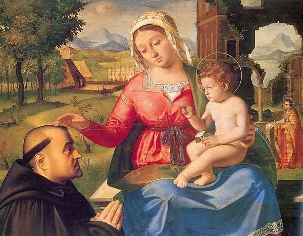 The Virgin and Child with a Donor 1510 - view 1