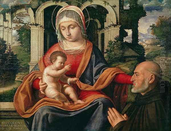 The Virgin and Child with kneeling donor - view 1