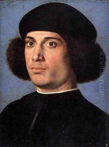 Portrait of a Man (recto) by Andrea Previtali