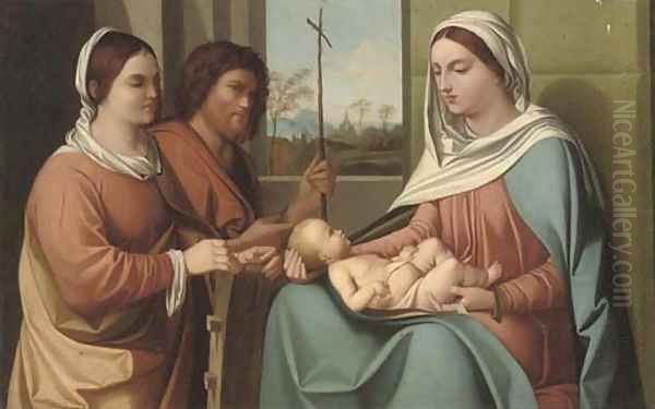 The Madonna and Child with Saint John the Baptist and Saint Anne - view 1