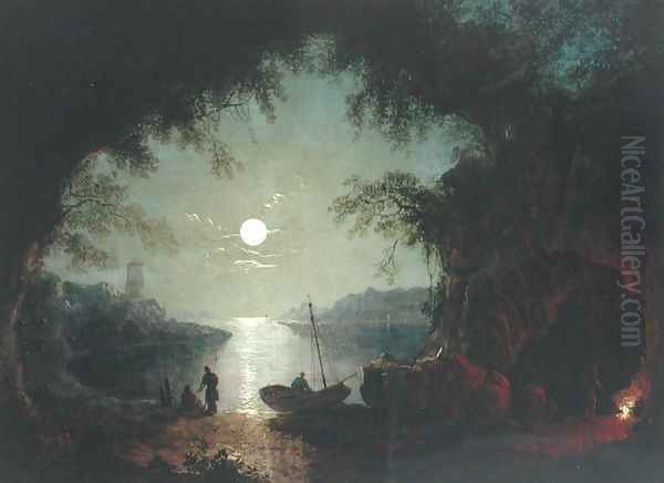 A Moonlit Cove - view 1