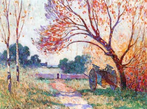 A Cart by the Side of the Path - view 1