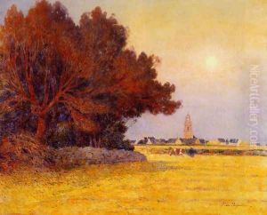 Sunrise at Batz-sur-Mer by Ferdinand Loyen Du Puigaudeau