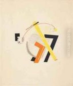 Figurinenmappe. Die Plastische 
Gestaltung Der Elektromechanischen Schau 'sieg Uber Die Sonne by Eliezer Markowich Lissitzky