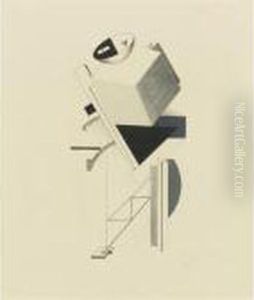 Sentinel From Victory Over The Sun by Eliezer Markowich Lissitzky