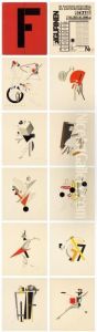 Figurinen Zu: Die Plastische 
Gestaltung Der Elektromechanischen Schau â€¹sieg Uber Die Sonneâ€º by Eliezer Markowich Lissitzky