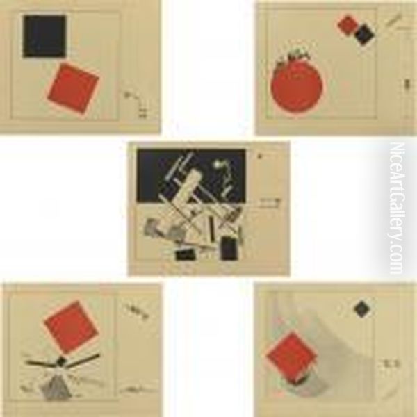Suprematicheskii Skaz Pro Dva 
Kvadrata V Shesti Postroikakh (a Suprematist Tale Of Two Squares In Six 
Constructions) - view 1