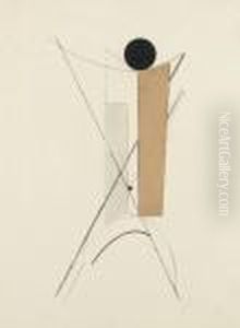 I. Kestnermappe Proun : One Plate (lissitzky-kuppers 49) by Eliezer Markowich Lissitzky