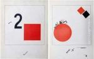 Cette Histoire De Deux Carres
Rouge Et Noir Represente Ce Qu On Pourrait Appeler Le Suprematisme
Applique A L Education Des Enfants. by Eliezer Markowich Lissitzky