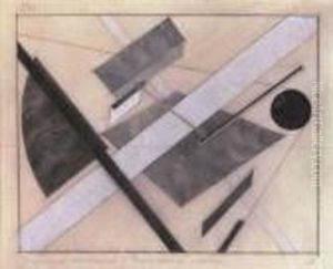 Proun: Path Of Energy And Dynamic Flows by Eliezer Markowich Lissitzky