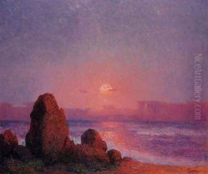 Sunset of the Breton Coast by Ferdinand Loyen Du Puigaudeau