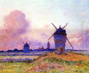 Sunset at Bourg de Batz, Brittany