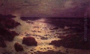 Moonlight on the Sea and the Rocks by Ferdinand Loyen Du Puigaudeau
