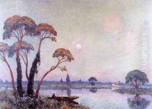 Fishermen by the Banks of the Loire by Ferdinand Loyen Du Puigaudeau