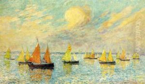 The Return of the Fishing Fleet, Croisic by Ferdinand Loyen Du Puigaudeau