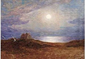 Clair de lune sur la cate de Croisic