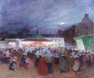 Le manege la nuit by Ferdinand Loyen Du Puigaudeau