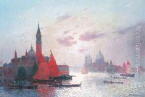 Vue du Grand Canal, Venise by Ferdinand Loyen Du Puigaudeau