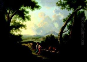 Paesaggio Con Figure E Armenti