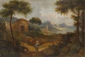 Paesaggio Con Figure by Andrea Locatelli