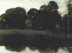 Park in Duboj by Jozef Pankiewicz