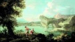 Paesaggio Marino Con Pescatori