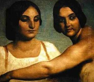 Two Italian Women by Dominique Louis Papety