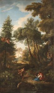 Cephalus And Procris by Andrea Locatelli