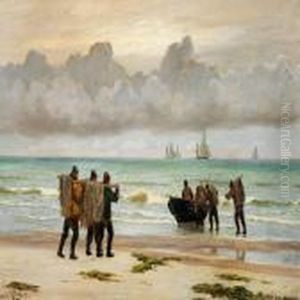 Fishermen On The Beach, Skagen