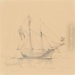 Seascape With A Sailing Ship