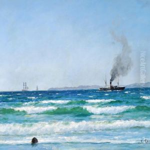 Summer Day In The Sound Off Hornbaek
