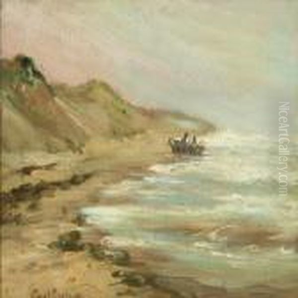 Dinghy By The Coast - view 1